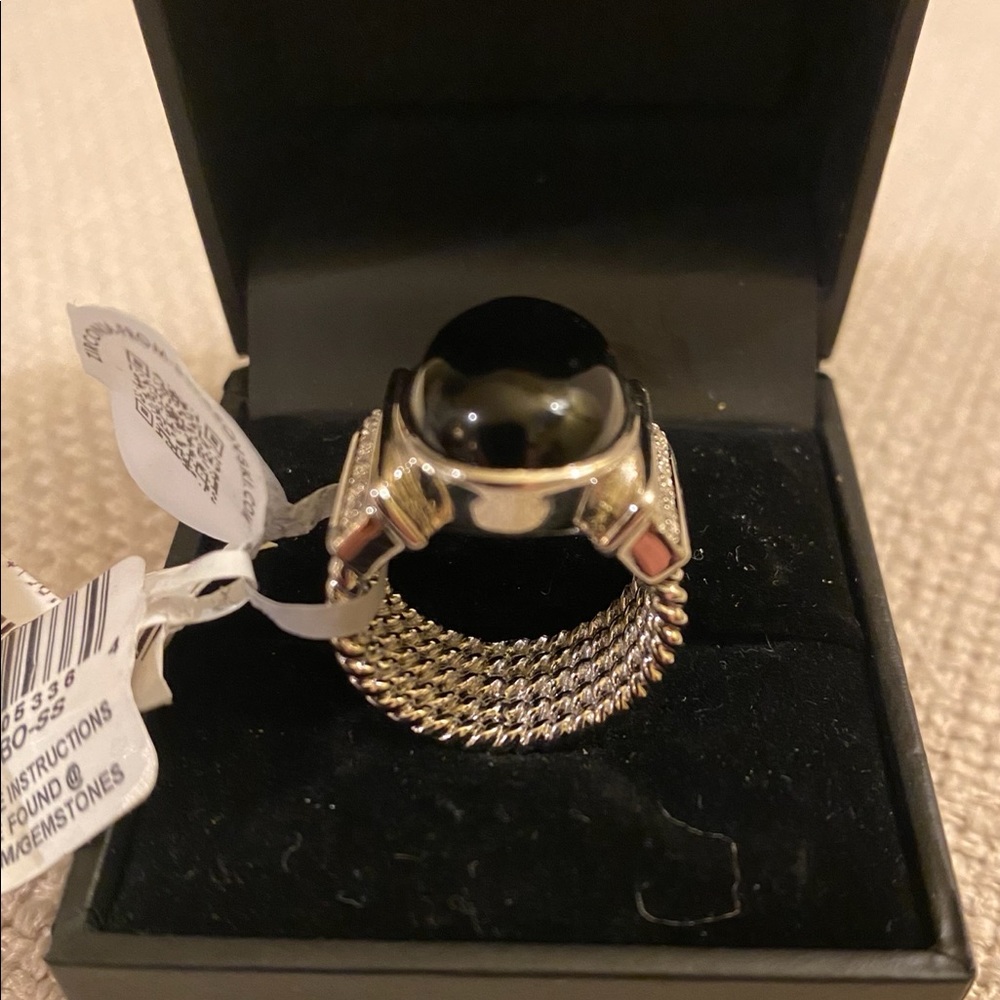 5 Twisted Braid Sterling Silver Ring - image 1